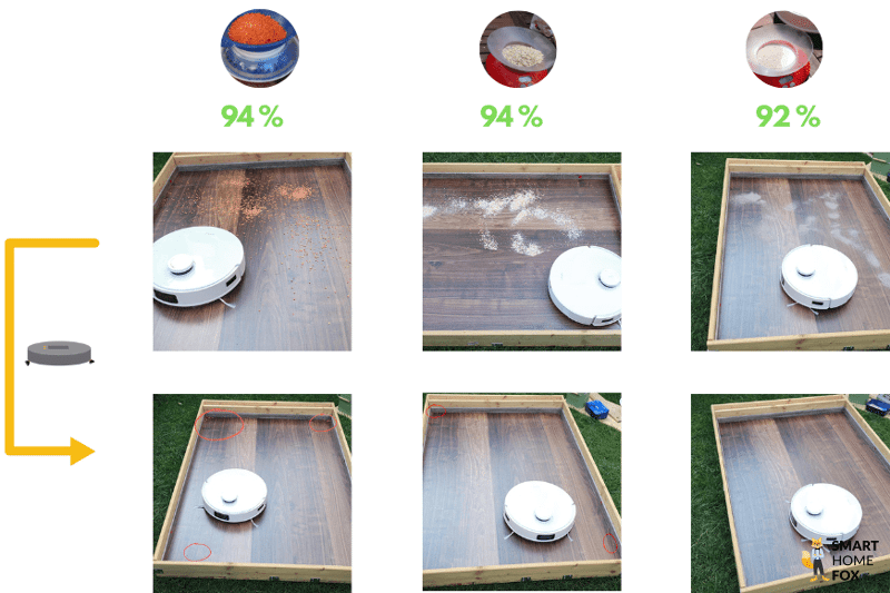 ecovacs deebot t10 test nettoyage sol dur